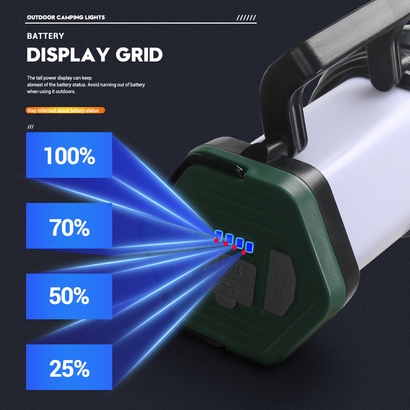 Portable Powerful LED Flashlig - đánh giá và giá Outdoor Power Bank