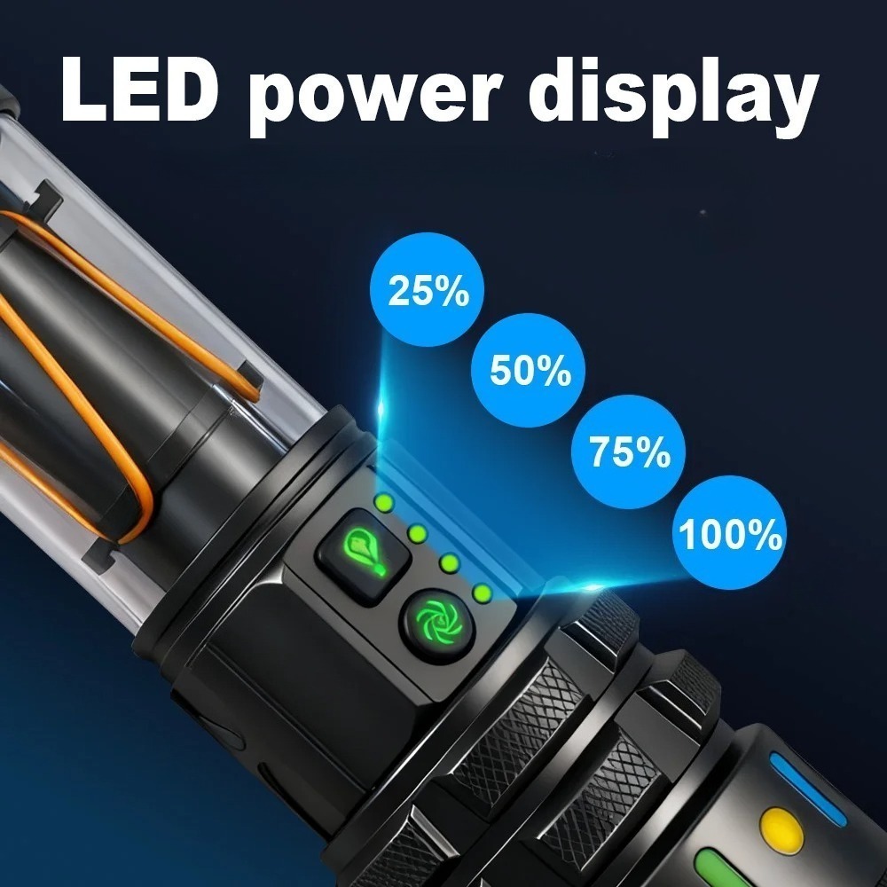 Powerful Ultra Bright LED Flas - đánh giá và giá Outdoor Power Bank