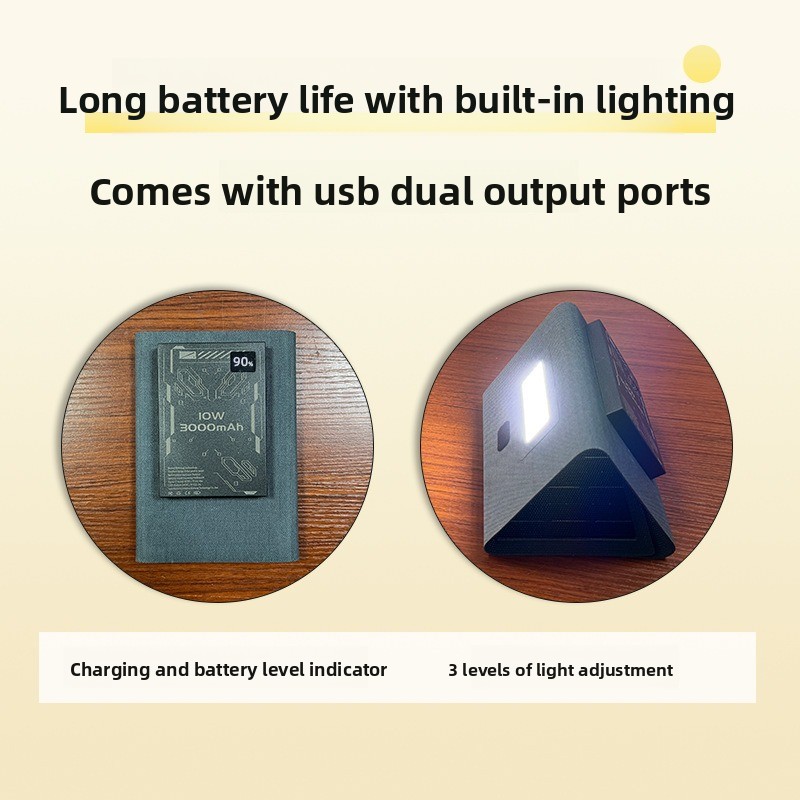 Foldable Solar Panel Charger P - đánh giá và giá Outdoor Power Bank