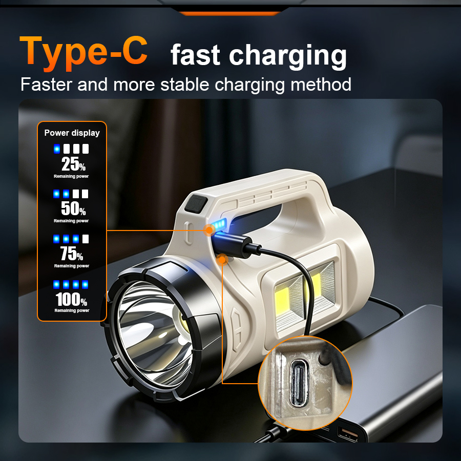 Multiscene Handheld LED Torch  - đánh giá và giá Outdoor Power Bank