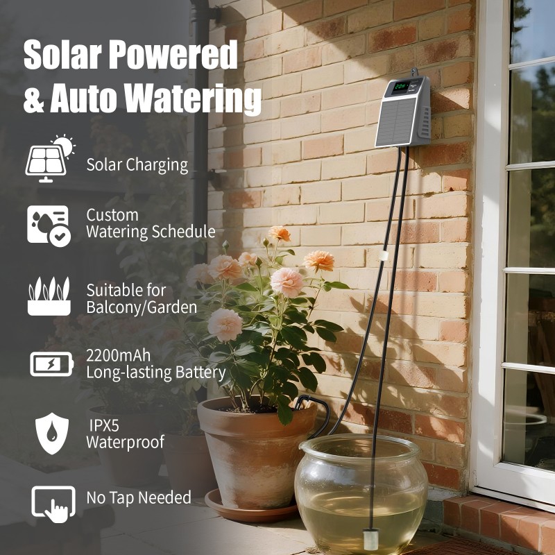A03F-Solar Powered Automatic D - đánh giá và giá Outdoor Power And Plant