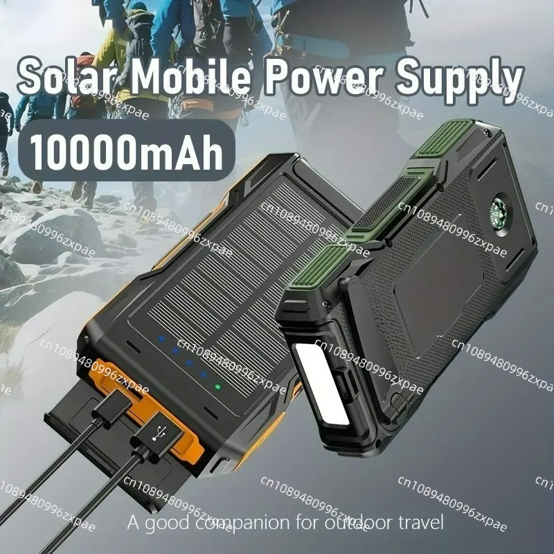Solar Power Bank 10000mAh Hand - đánh giá và giá Outdoor Power Bank