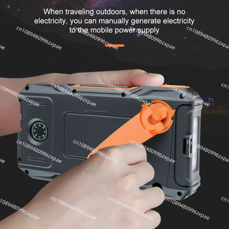 Solar Power Bank 10000mAh Hand - đánh giá và giá Outdoor Power Bank