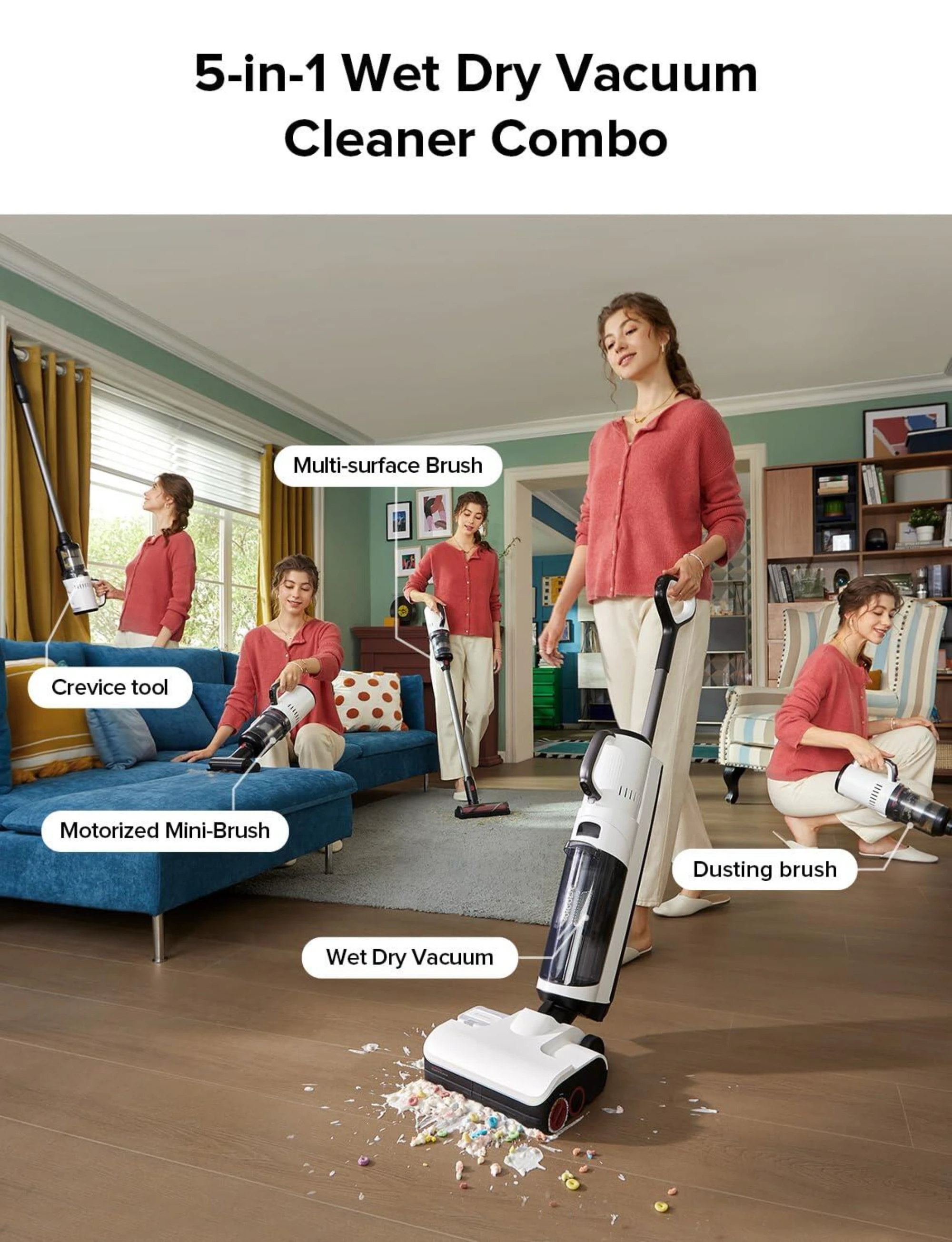 5-in-1 Powerful 17000Pa One St - đánh giá và giá Outdoor Power Mop