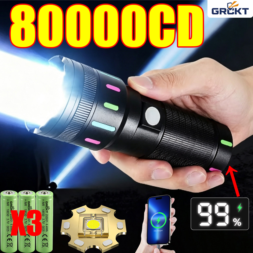 80000CD Most Powerful LED Flas - đánh giá và giá Outdoor Power Bank