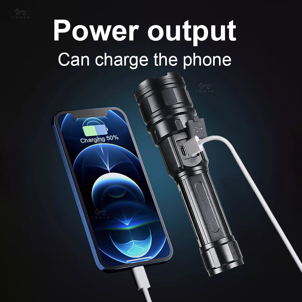 White Laser High Power Flashli - đánh giá và giá Outdoor Power Bank