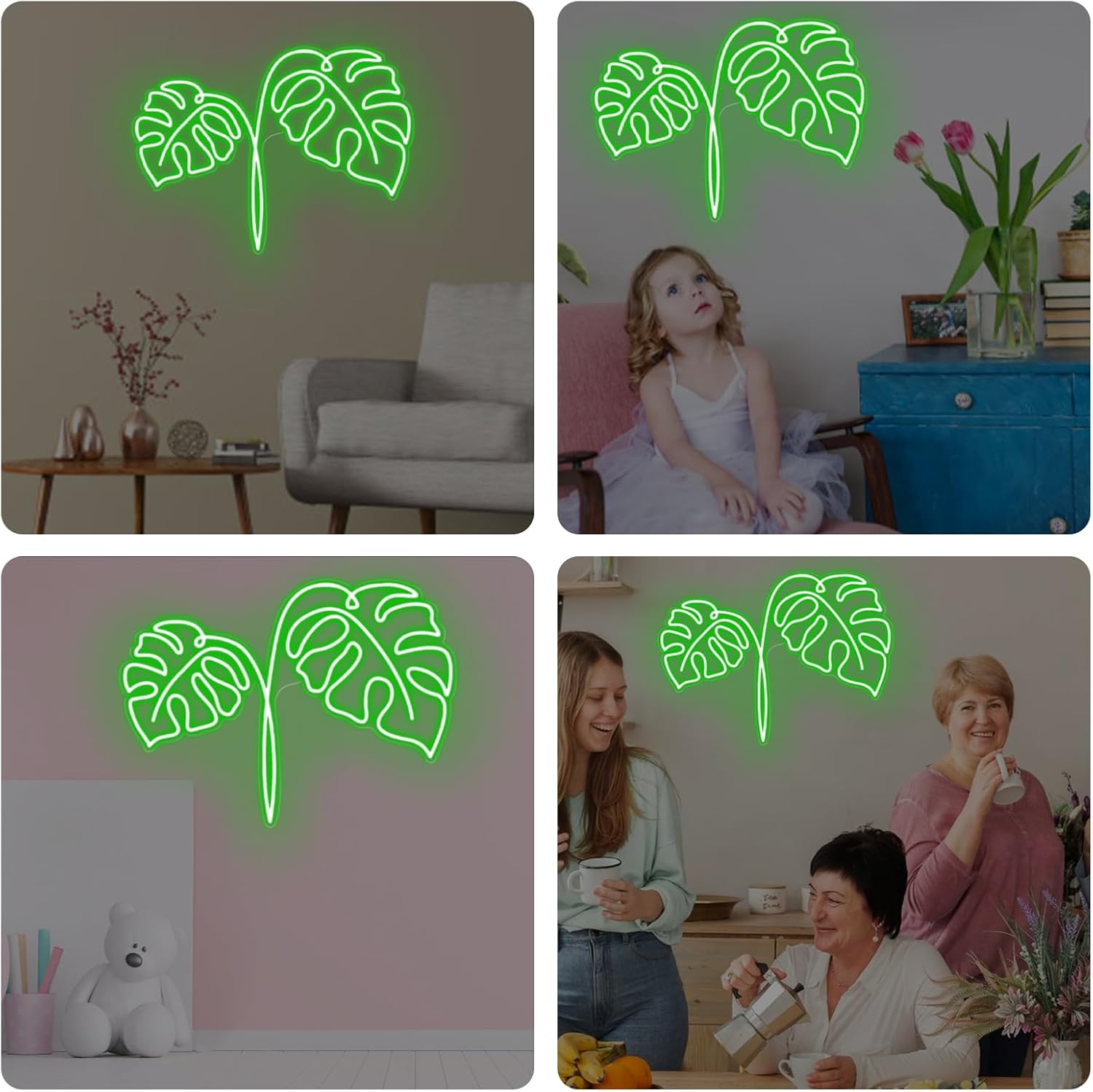 Monstera Leaf Neon Sign USB Po - đánh giá và giá Outdoor Power And Plant