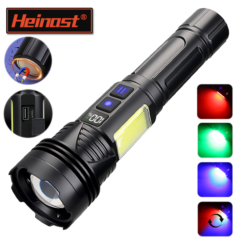 Powerful LED Handheld Flashlig - đánh giá và giá Outdoor Power Bank